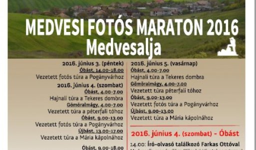 Medvesi fotós maraton 2016_program 