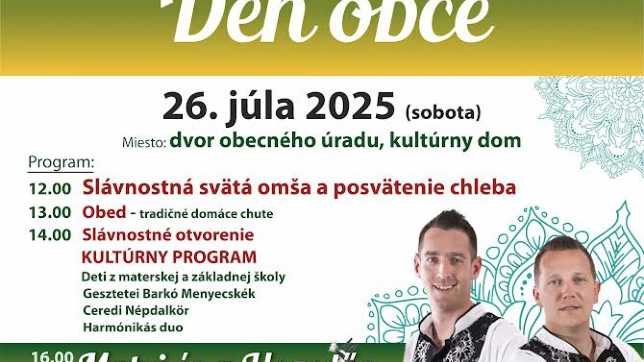 Fotografia fotogalérie 570. výročie prvej písomnej zmienky obce Stará Bašta