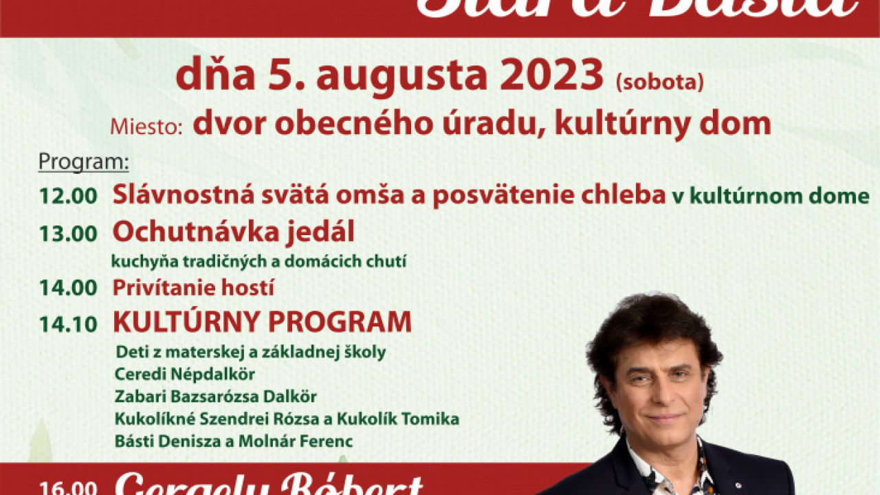 Fotografia fotogalérie Deň obce Stará Bašta -pozvánka