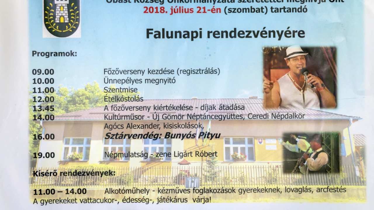 Fotografia fotogalérie Kultúrno spoločenský deň obce Stará Bašta 21.7.2018