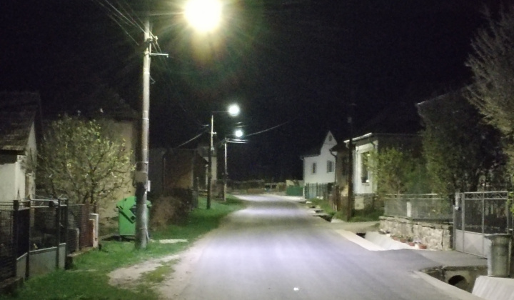 13. fotografia fotogalérie Modernizácia verejného osvetlenia v obci Stará Bašta