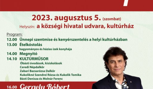 Óbásti  Falunap 2023.augusztus 5.