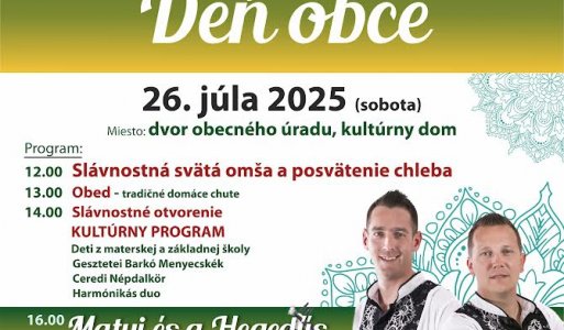 570. výročie prvej písomnej zmienky obce Stará Bašta  
